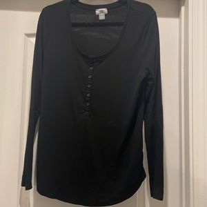 Old Navy Button Front Ribbed Top